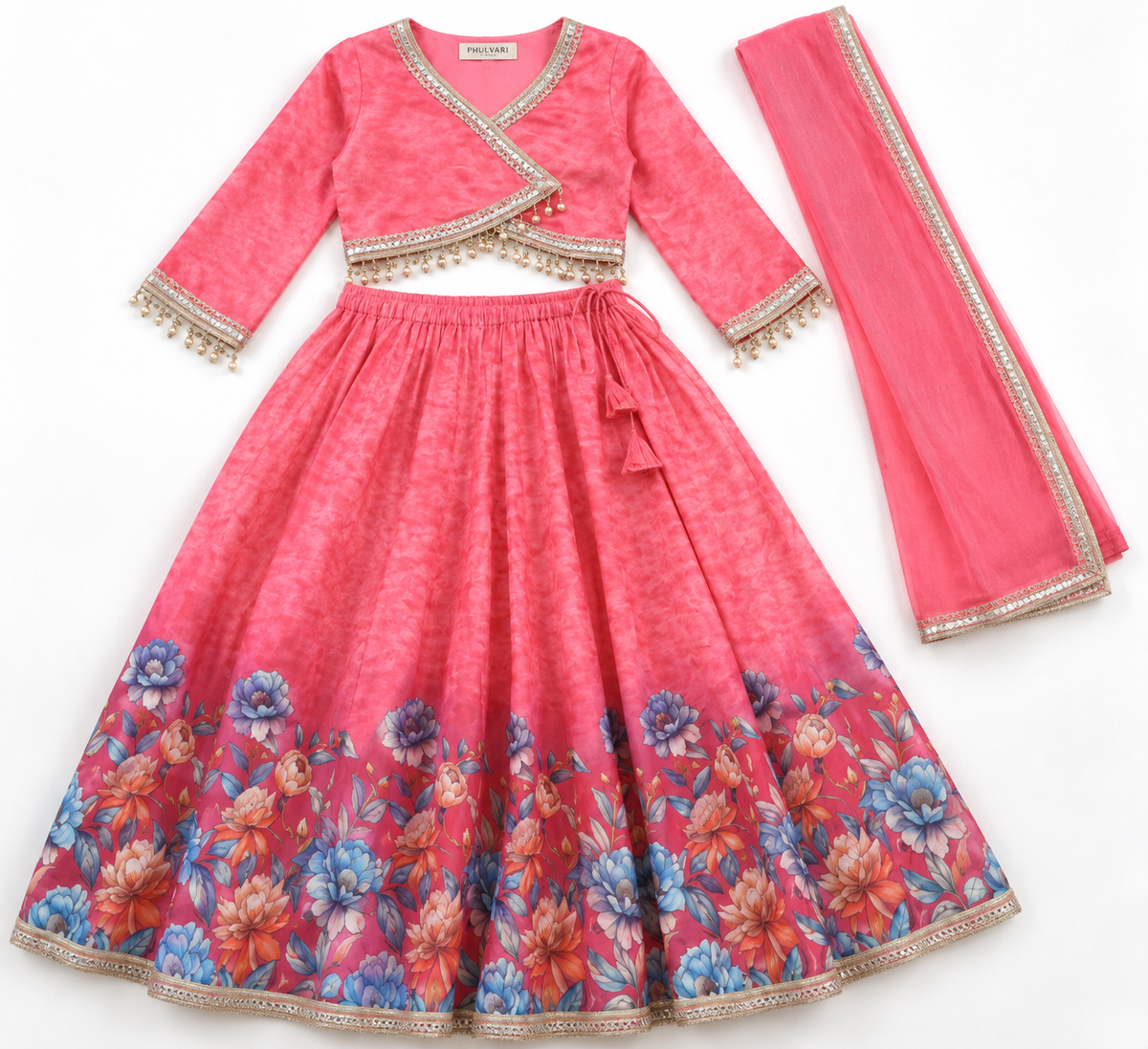 Pink Gulbahar Lehenga Set